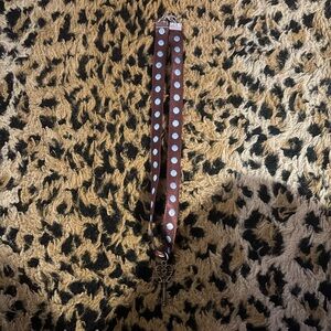 handmade 14” ribbon key necklace